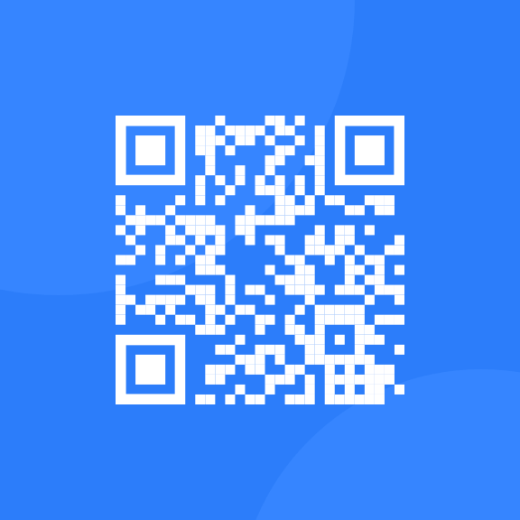 Image with a QR code leading to Frontend Mentor website